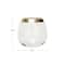 Hello Honey® 10oz. Clear Stemless Drinking Glass with Gold Electroplated Rim
